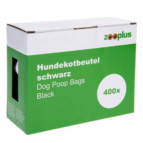 Czarne worki na odchody psa 4 rolki po 20 worków - Zooplus Selection