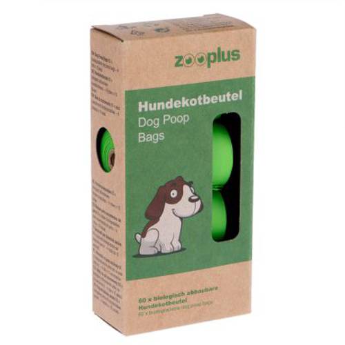 Biodegradowalne worki na odchody psa 8 rolek po 15 worków - Zooplus Selection
