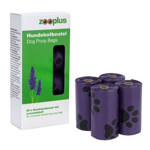 Zapachowe worki na odchody Zapach lawendy, 4 rolki po 15 worków - Zooplus Selection
