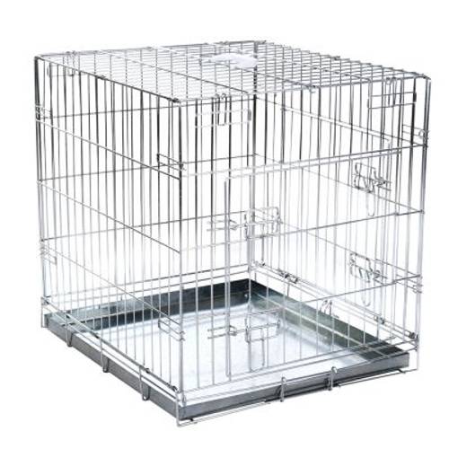 Klatka do pomieszczenia Double Door M: dł. x szer. x wys.: 78 x 55 x 61 cm - Zooplus Selection