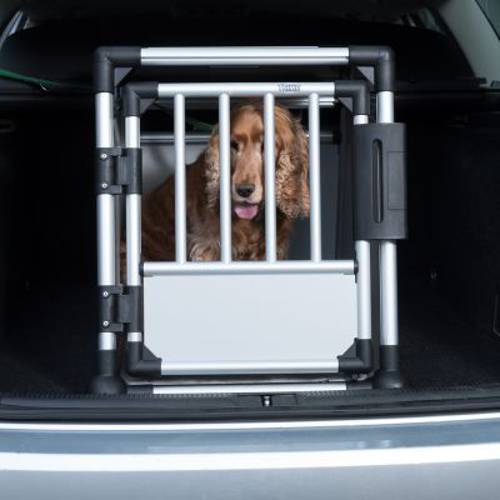 Trixie transporter aluminiowy, M M: szer. x dł. x wys.: 55 x 78 x 62 cm - Trixie