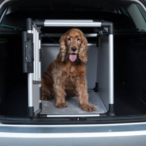 Trixie transporter aluminiowy, M M: szer. x dł. x wys.: 55 x 78 x 62 cm - Trixie