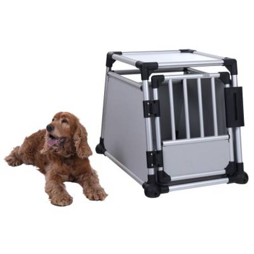 Trixie transporter aluminiowy, M M-L: szer. x dł. x wys.: 63 x 90 x 65 cm - Trixie