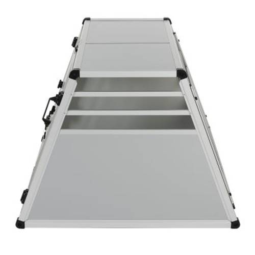 AluRide podwójny transporter aluminiowy L:  szer. x gł. x wys.: 80 x 92 x 65 cm - Zooplus Selection