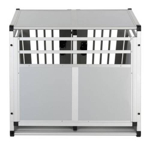 AluRide podwójny transporter aluminiowy L:  szer. x gł. x wys.: 80 x 92 x 65 cm - Zooplus Selection