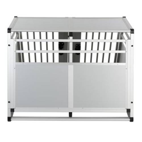AluRide podwójny transporter aluminiowy L:  szer. x gł. x wys.: 80 x 92 x 65 cm - Zooplus Selection
