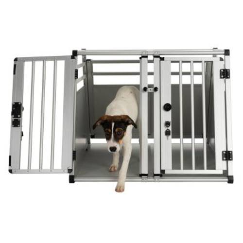 AluRide podwójny transporter aluminiowy XL: szer. x gł. x wys.: 97 x 92 x 68 cm - Zooplus Selection