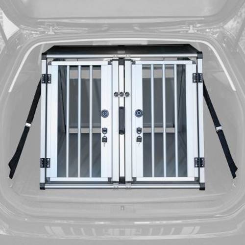 AluRide transporter samochodowy M: szer. x gł. x wys.: 65 x 92 x 65 cm - Zooplus Selection