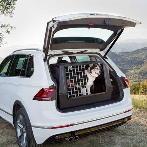 Klatka transportowa Ferplast Atlas Car Scenic, czarna Szer. x dł. x wys.: 82 x 51 x 61 cm - Ferplast