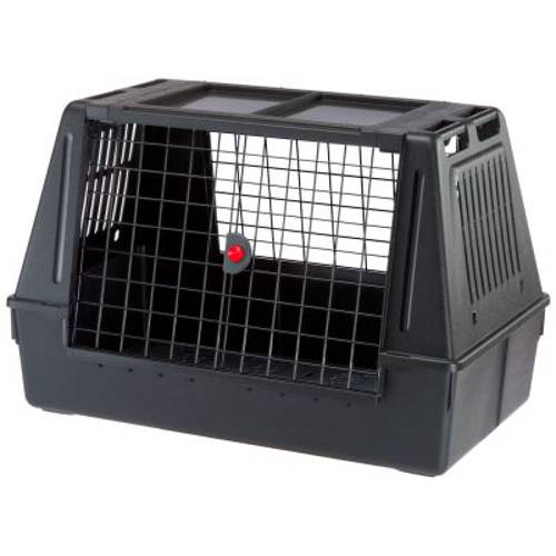 Klatka transportowa Ferplast Atlas Car Scenic, czarna Szer. x dł. x wys.: 82 x 51 x 61 cm - Ferplast