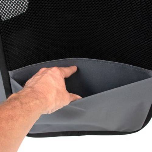 Nylonowy kojec dla zwierząt Dł. x szer. x wys.: 116 x 116 x 59,5 cm, szaro-czerwony - Zooplus Selection