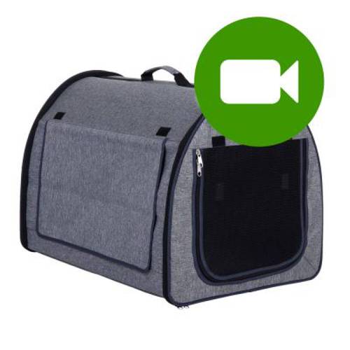 Torba Easy Go, szara S: dł. x szer. x wys.: 48 x 41 x 41 cm - Zooplus