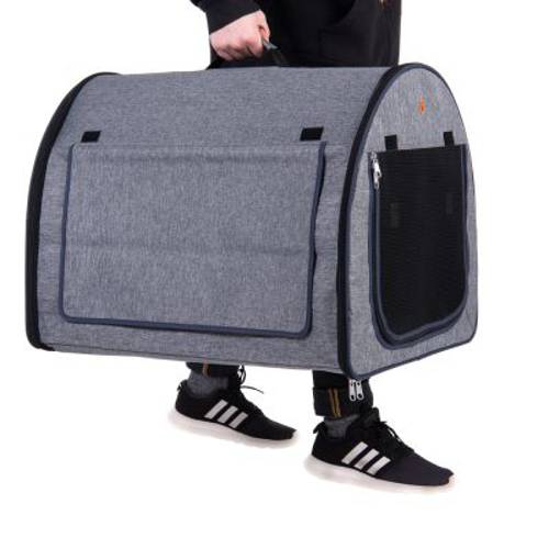 Torba Easy Go, szara M: dł. x szer. x wys.: 65 x 49 x 50 cm - Zooplus