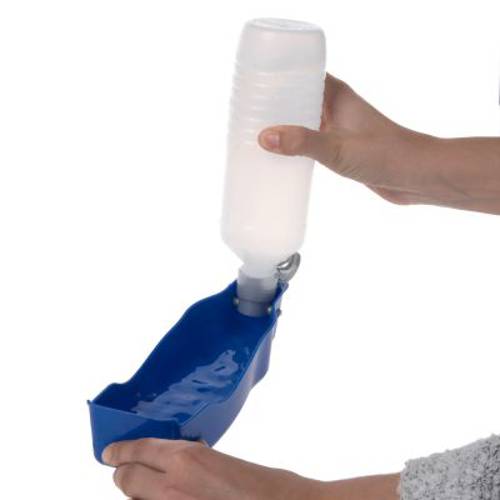 Butelka podróżna z miską 500 ml - Zooplus Selection