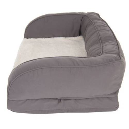Ortopedyczna sofa dla psa, szara Dł. x szer. x wys.: 75 x 50 x 25 cm - Zooplus Selection