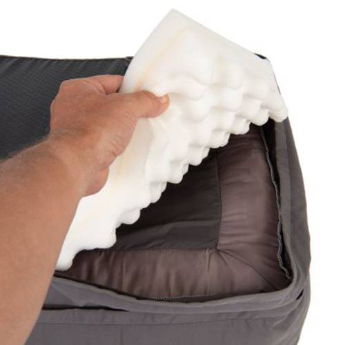 Ortopedyczna sofa dla psa, szara Dł. x szer. x wys.: 75 x 50 x 25 cm - Zooplus Selection
