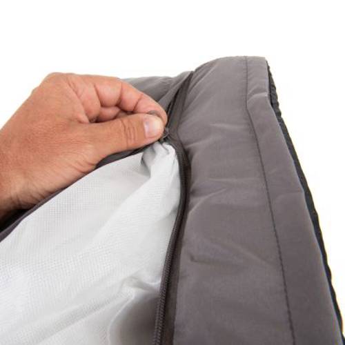 Ortopedyczna sofa dla psa, szara Dł. x szer. x wys.: 75 x 50 x 25 cm - Zooplus Selection