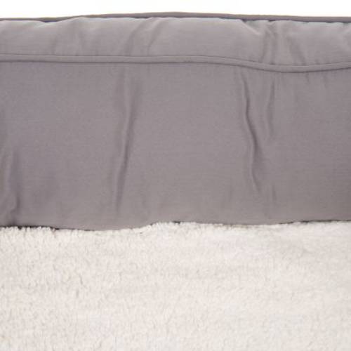 Ortopedyczna sofa dla psa, szara Dł. x szer. x wys.: 75 x 50 x 25 cm - Zooplus Selection
