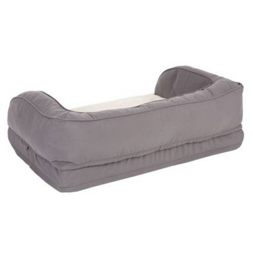 Ortopedyczna sofa dla psa, szara Dł. x szer. x wys.: 75 x 50 x 25 cm - Zooplus Selection
