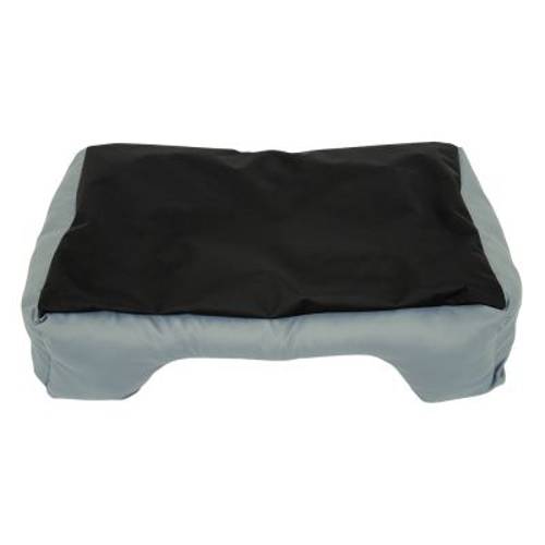 Prostokątne legowisko dla psa Bruno, niebiesko-szare Rozmiar L: dł. x szer. x wys.: 100 x 60 x 20 cm - Zooplus