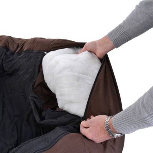 Legowisko dla psa Cozy Mocca Dł. x szer. x wys.: 110 x 95 x 20 cm - Zooplus