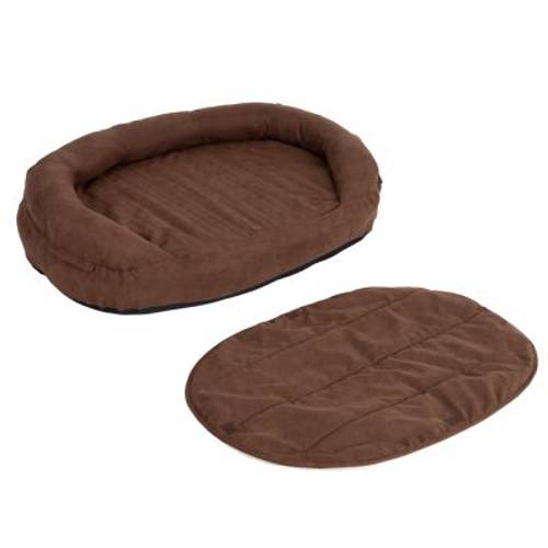 Ortopedyczne legowisko dla psa Memory Oval, brązowe Dł. x szer. x wys.: 118 x 74 x 24 cm - Zooplus Selection
