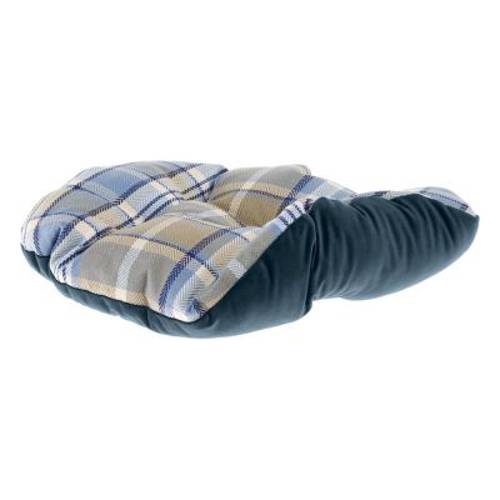 Ferplast legowisko Charles, niebieskie Rozmiar 70: Dł. x szer. x wys.: 70 x 52 x 25 cm - Ferplast
