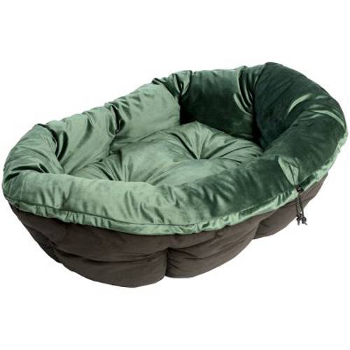Poduszka Ferplast Sofà Samt, zielona do kosza Ferplast Siesta Deluxe Rozmiar 4: dł. x szer. x wys.: 64 x 48 x 25 cm - Ferplast