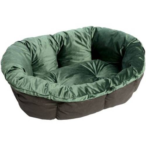 Poduszka Ferplast Sofà Samt, zielona do kosza Ferplast Siesta Deluxe Rozmiar 4: dł. x szer. x wys.: 64 x 48 x 25 cm - Ferplast