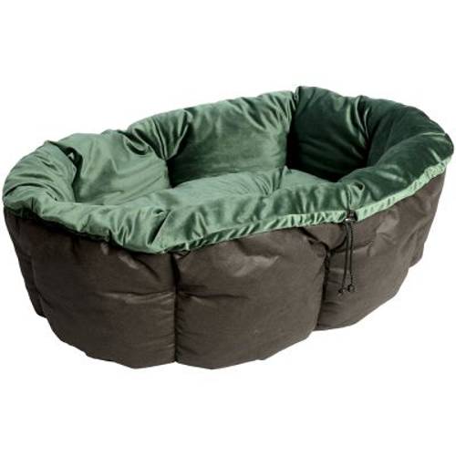 Poduszka Ferplast Sofà Samt, zielona do kosza Ferplast Siesta Deluxe Rozmiar 4: dł. x szer. x wys.: 64 x 48 x 25 cm - Ferplast