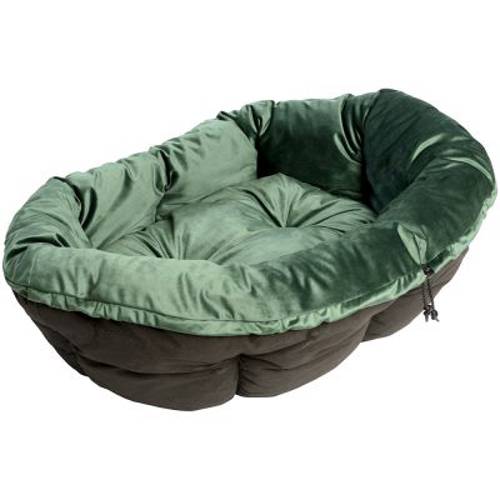 Poduszka Ferplast Sofà Samt, zielona do kosza Ferplast Siesta Deluxe Rozmiar 10: dł. x szer. x wys.: 96 x 71 x 32 cm - Ferplast