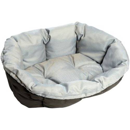 Poduszka Ferplast Sofà Tweed, niebieska do kosza Ferplast Siesta Deluxe Rozmiar 10: dł. x szer. x wys.: 96 x 71 x 32 cm - Ferplast