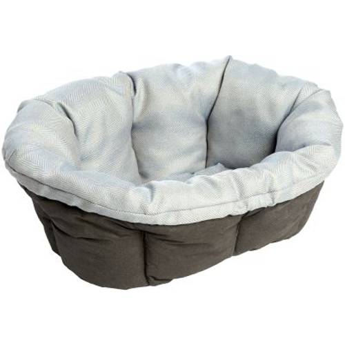 Poduszka Ferplast Sofà Tweed, niebieska do kosza Ferplast Siesta Deluxe Rozmiar 10: dł. x szer. x wys.: 96 x 71 x 32 cm - Ferplast