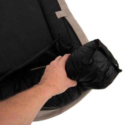 Pawz & Pepper materac ortopedyczny Manila tobacco Dł. x szer. x wys.: 110 x 90 x 17 cm - Zooplus