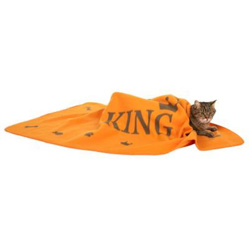 KING Kocyk Kingsday, pomarańczowy Dł. x szer. : 140 x 70 cm - Zooplus Selection