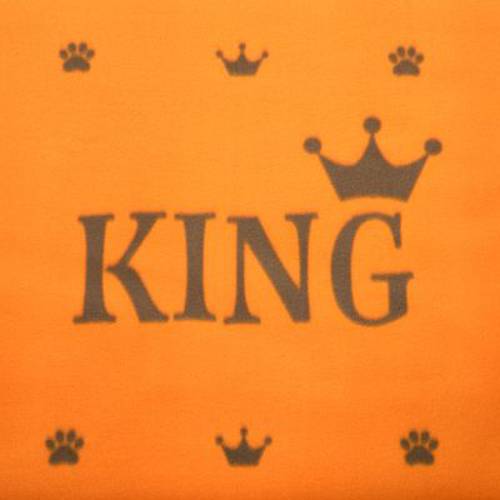 KING Kocyk Kingsday, pomarańczowy Dł. x szer. : 140 x 70 cm - Zooplus Selection