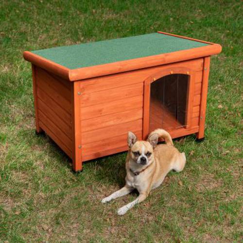 Buda dla psa Woody z płaskim dachem S: szer. x gł. x wys.: 85 x 57 x 58 cm - Zooplus Selection