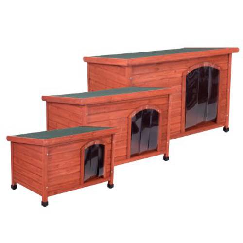 Buda dla psa Woody z płaskim dachem S: szer. x gł. x wys.: 85 x 57 x 58 cm - Zooplus Selection