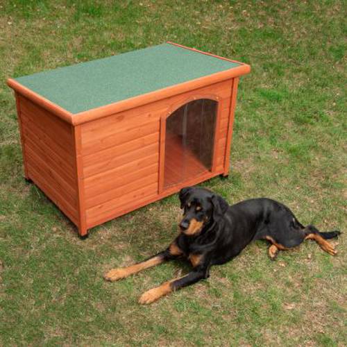 Buda dla psa Woody z płaskim dachem S: szer. x gł. x wys.: 85 x 57 x 58 cm - Zooplus Selection