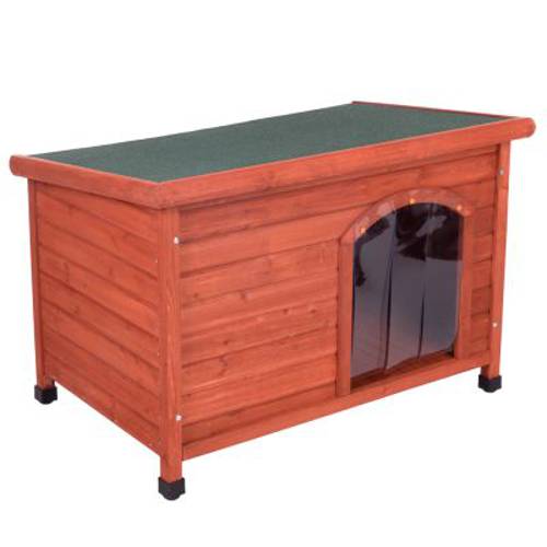 Buda dla psa Woody z płaskim dachem S: szer. x gł. x wys.: 85 x 57 x 58 cm - Zooplus Selection