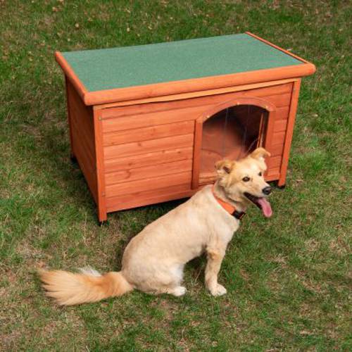 Buda dla psa Woody z płaskim dachem S: szer. x gł. x wys.: 85 x 57 x 58 cm - Zooplus Selection