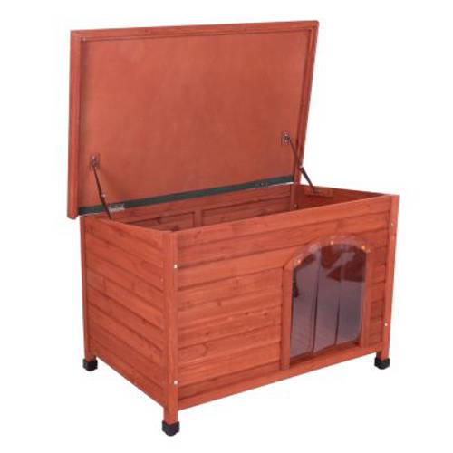 Buda dla psa Woody z płaskim dachem S: szer. x gł. x wys.: 85 x 57 x 58 cm - Zooplus Selection