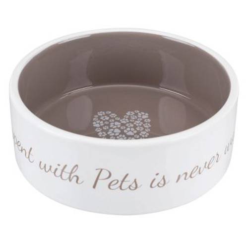 Trixie Pet's Home ceramiczna miska dla psa 300 ml, Ø 12 cm - Trixie