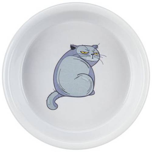 Trixie Miska ceramiczna z motywem 250 ml, Ø 13 cm - Trixie