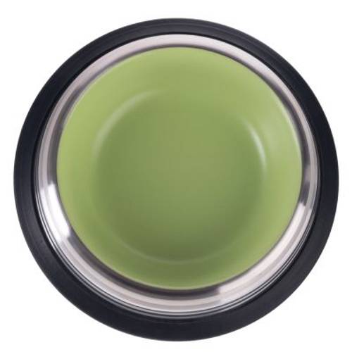 Miska ze stali nierdzewnej, zielona 470 ml, Ø 20 cm - Zooplus