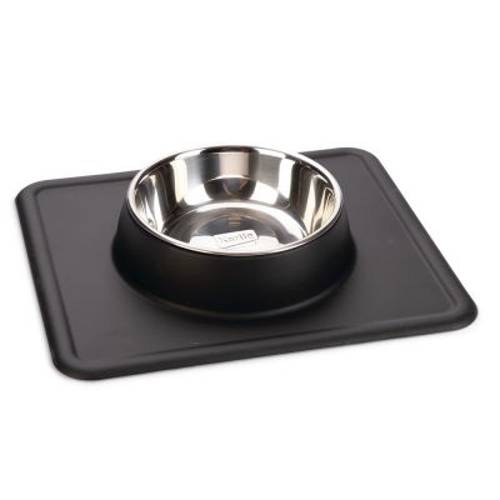 Karlie miska z podkładką silikonową dla psa Dex 350 ml, Ø 14 cm, czerwona - Karlie