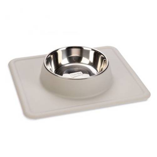 Karlie miska z podkładką silikonową dla psa Dex 350 ml, Ø 14 cm, czerwona - Karlie