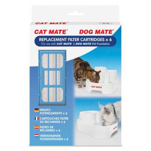 Cat Mate poidełko fontanna Komplet (poidełko, 2 x filtr zapasowy, pompa zapasowa) - Zooplus Selection