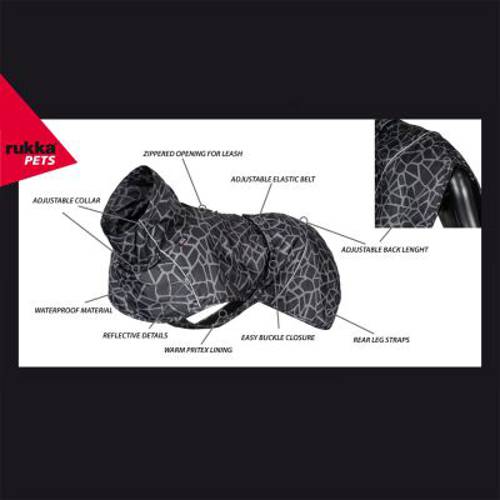 Rukka® Hayton ciepły płaszcz przeciwdeszczowy, turkusowy Dł. grzbietu ok. 47 - 56,5 cm (rozmiar 55) - Rukka