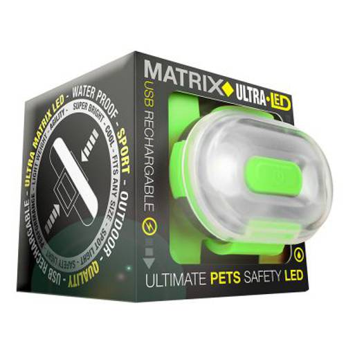 Max & Molly Matrix Ultra LED Safety light Zielona